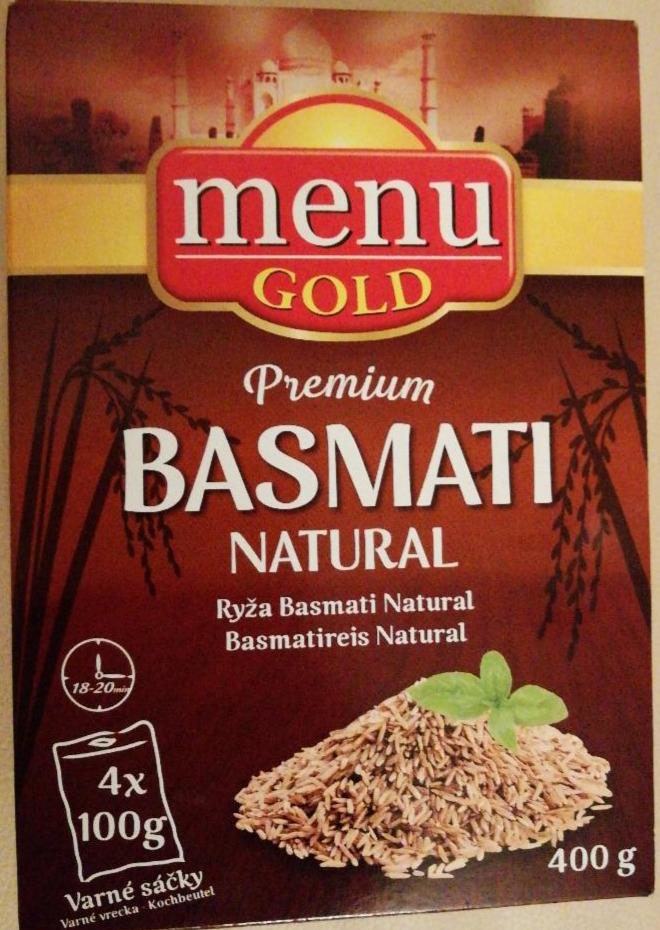 Fotografie - Premium Basmati Natural Menu Gold