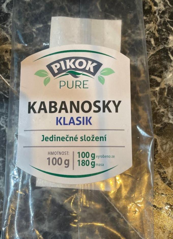 Fotografie - Kabanosky klasik Pikok Pure