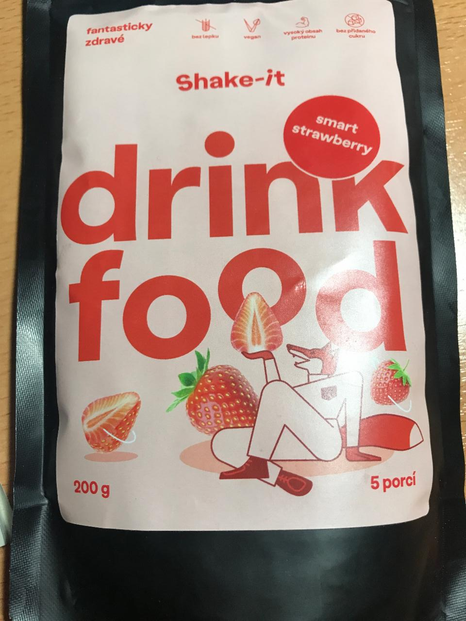 Fotografie - Drink food Smart Strawberry Shake-it