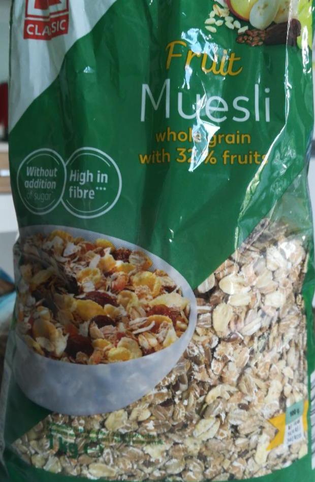 Fotografie - Fruit muesli whole grain with 32% fruits K-Classic
