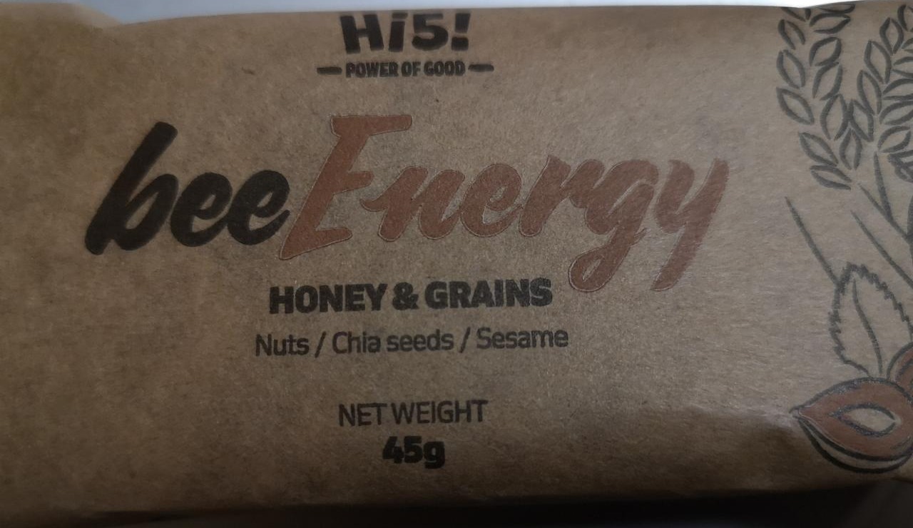 Fotografie - BeeEnergy Honey & Grains Hi5! Power of good