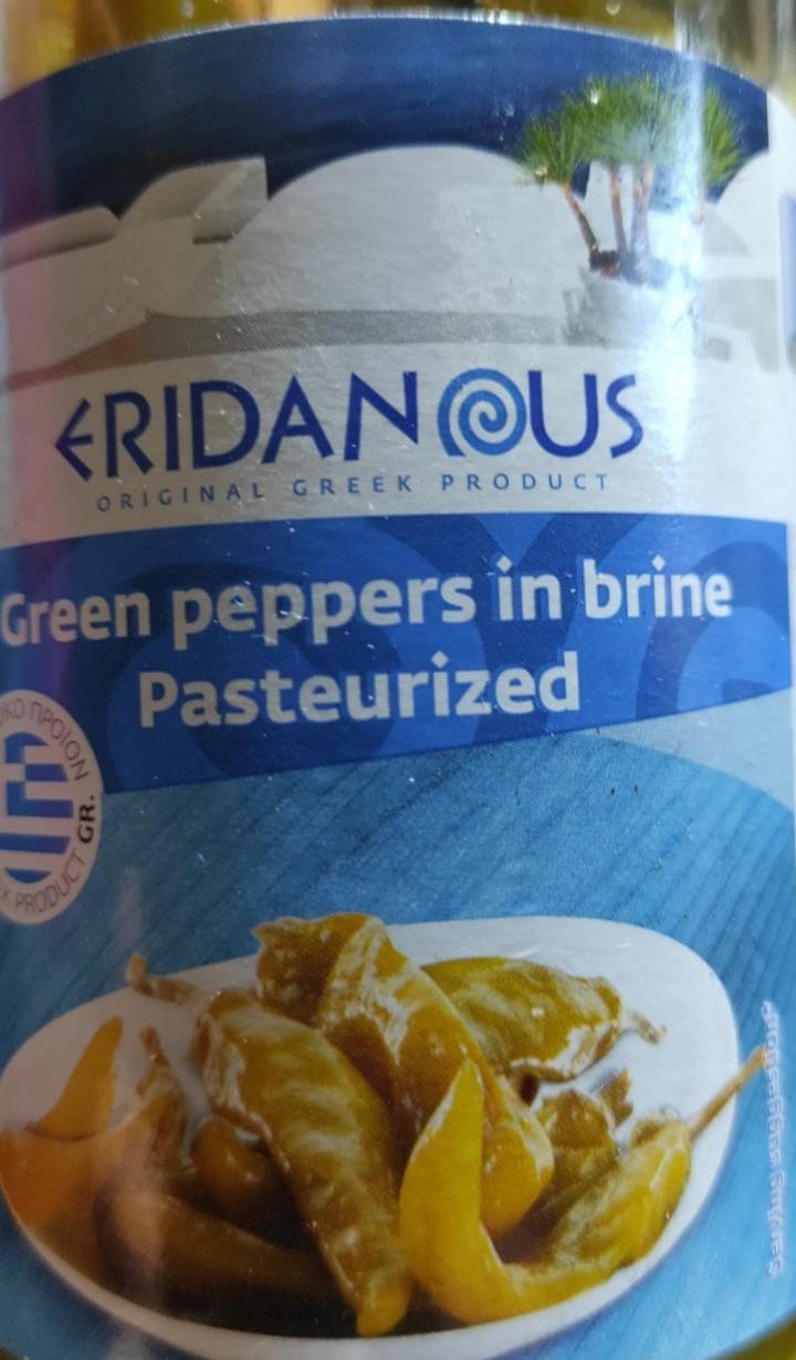 Fotografie - Green peppers in brine Pasteurized Eridanous