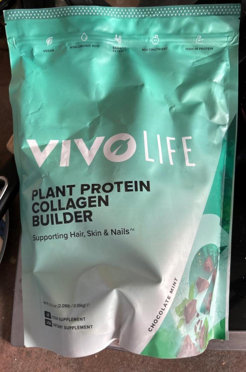 Fotografie - Plant Protein Collagen Builder Chocolate Mint Vivo life