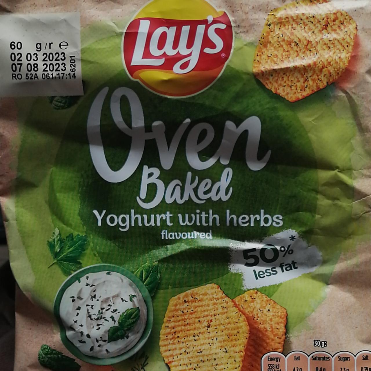 Fotografie - Oven Baked Yoghurt with herbs Lay's