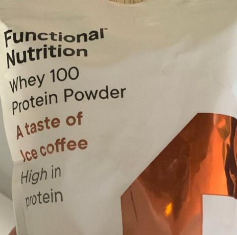 Fotografie - Whey 100 Protein Powder a Taste of Ice coffee