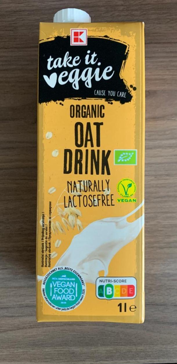 Fotografie - Organic oat drink Take It Veggie