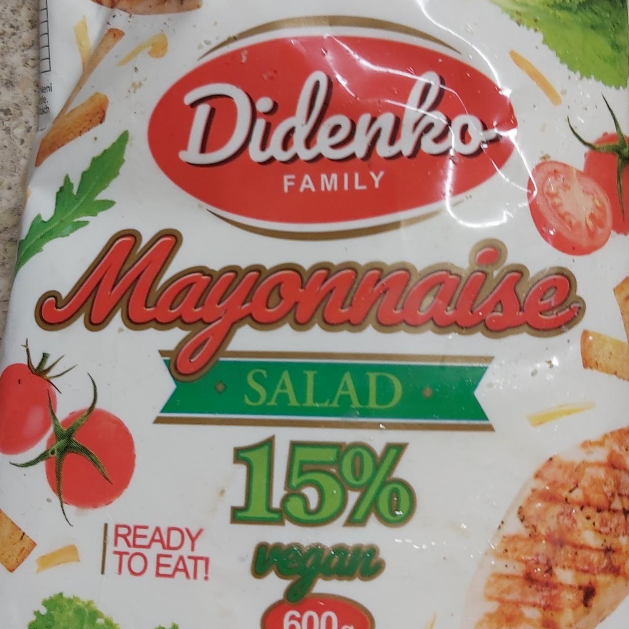 Fotografie - Mayonnaise Salad 15% Didenko family