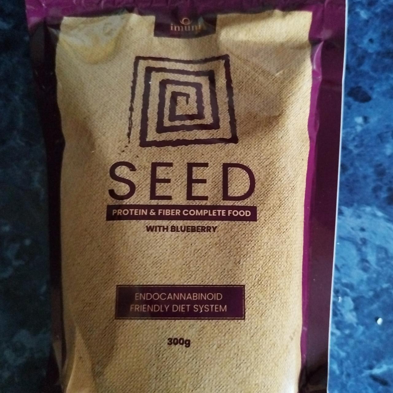 Fotografie - Seed protein & fiber complete food with blueberry Imuni