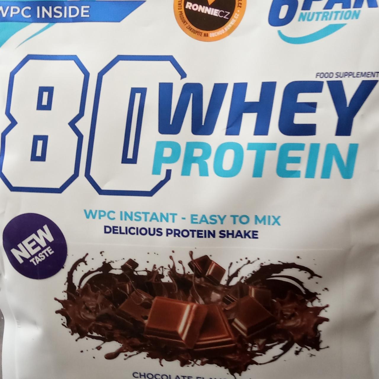 Fotografie - 80 Whey Protein chocolate 6pak Nutrition