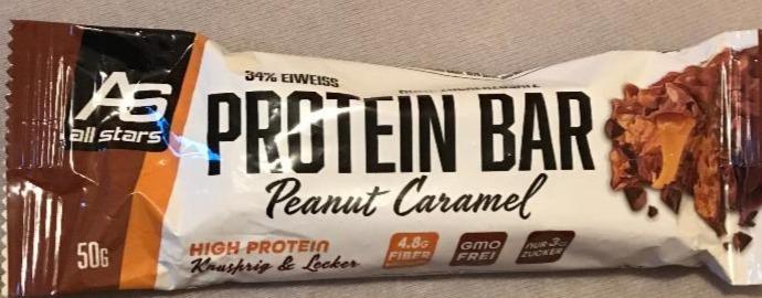 Fotografie - Protein Bar Peanut Caramel All Stars