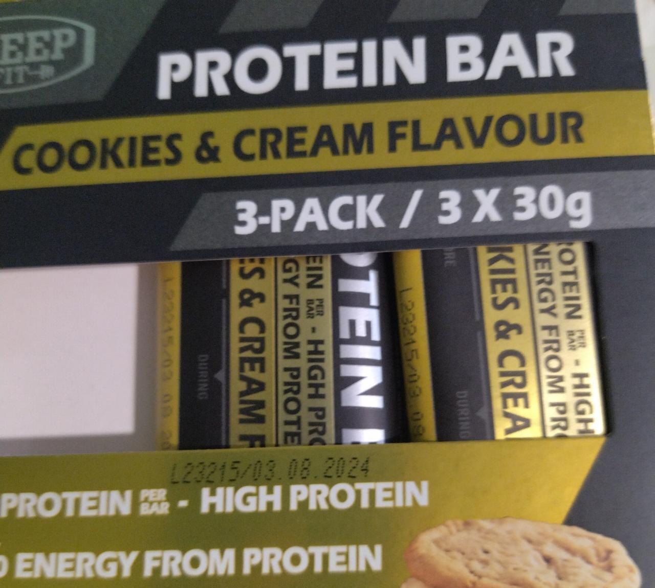Fotografie - Protein bar 2keep fit Action cookies