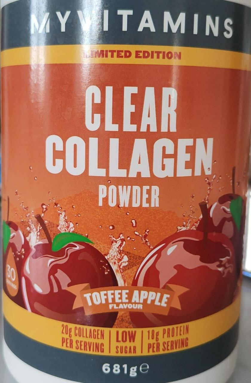 Fotografie - Clear Collagen powder Toffee Apple MyVitamins
