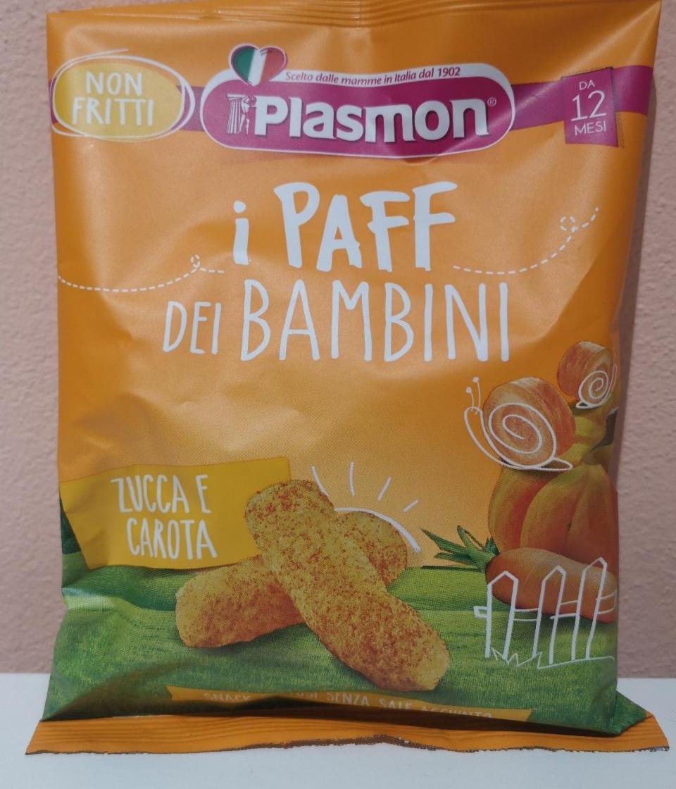 Fotografie - Plasmon i Paff dei Bambini zucca e carota