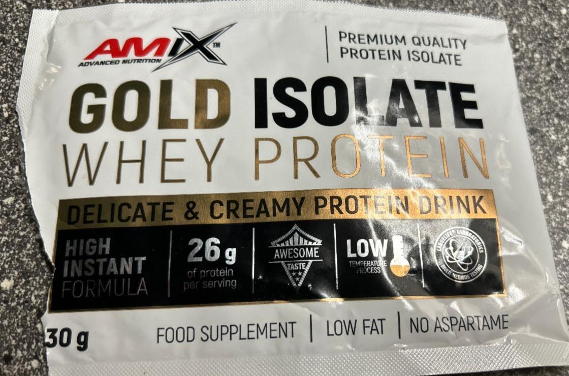 Fotografie - gold isolate whey protein Amix