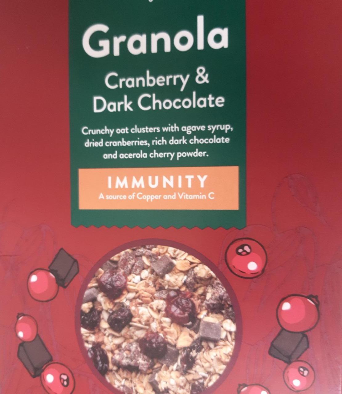 Fotografie - Granola cranberry & dark chocolate