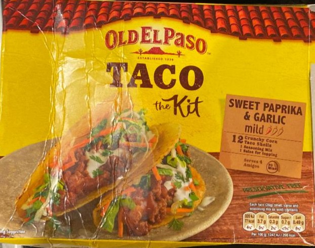 Fotografie - Taco the Kit Sweet Paprika & Garlic Old El Paso