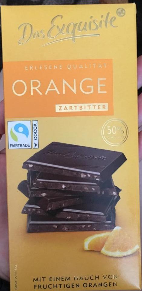 Fotografie - Hořká čokoláda s pomerančovými granulemi Das Exquisite