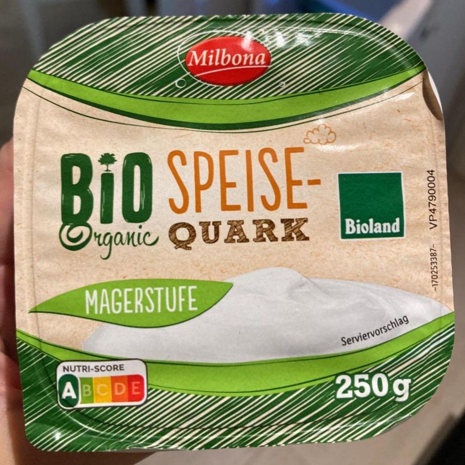 Fotografie - Bio Organic Speisequark magerstufe Milbona