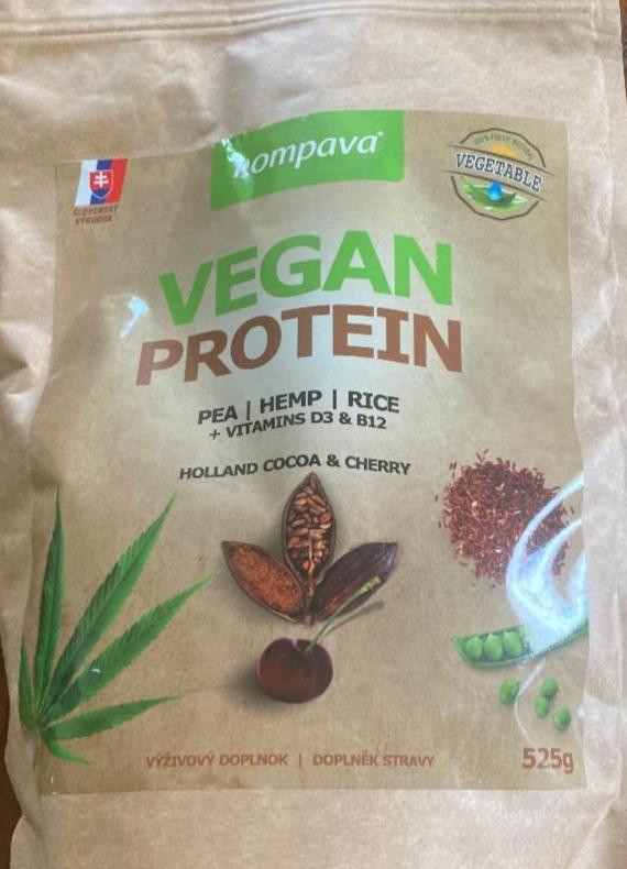 Fotografie - Vegan Protein holland Cocoa & cherry Kompava