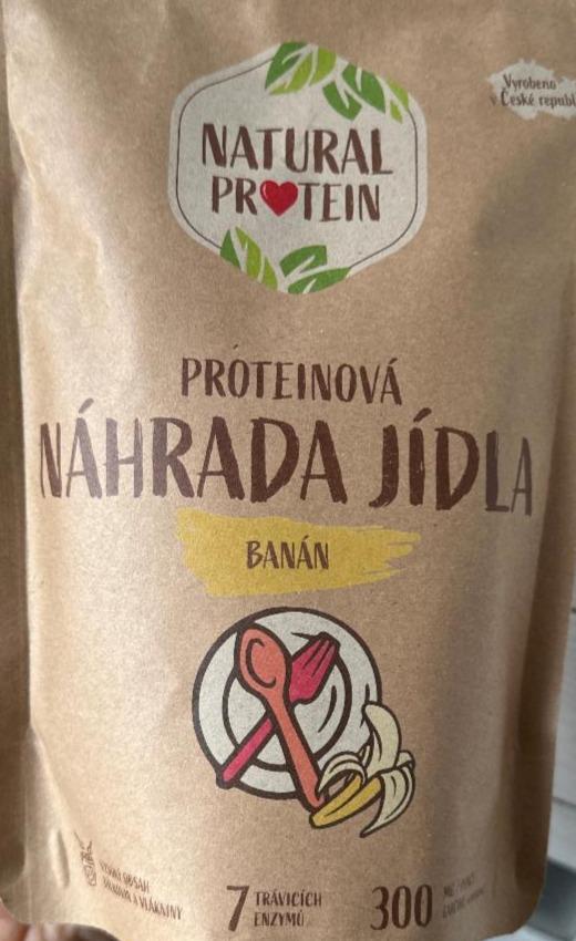 Fotografie - Proteinová náhrada jídla Banán Natural protein