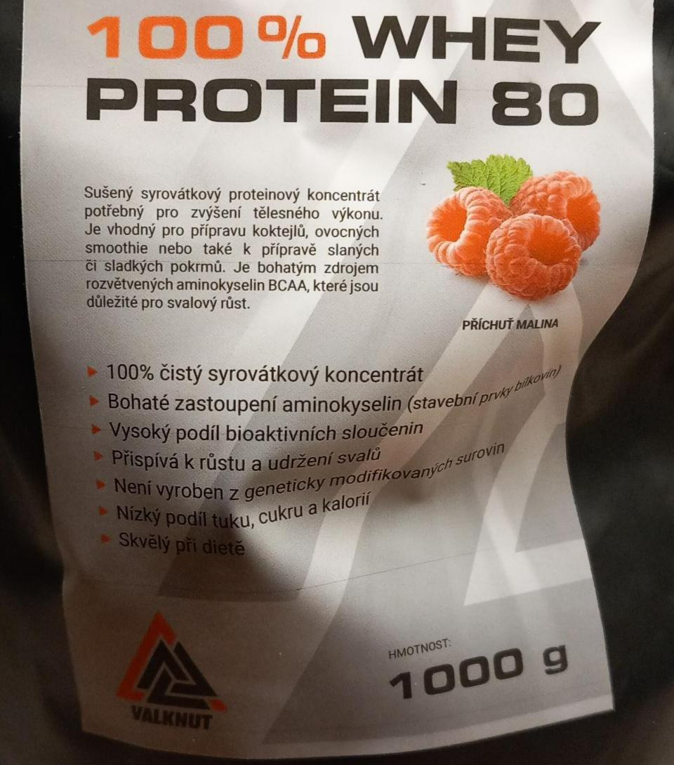 Fotografie - 100% Whey protein 80 Malina Valknut