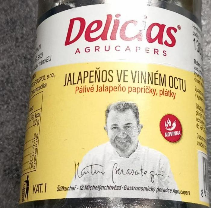 Fotografie - Jalapeňos ve vinném octu Delicias