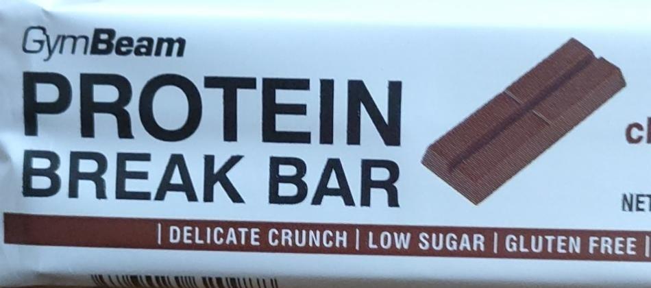 Fotografie - Protein break bar Chocolate GymBeam