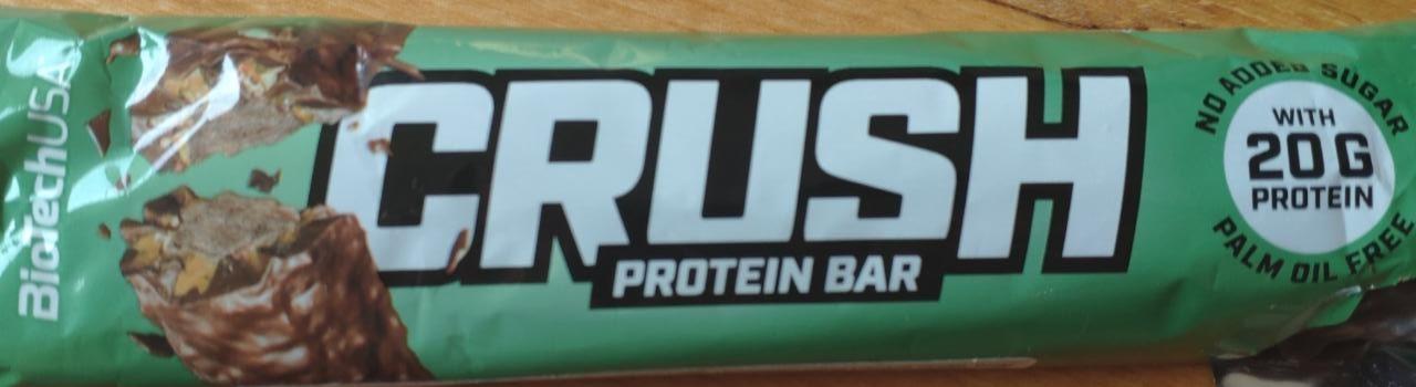 Fotografie - Crush Protein Bar Chocolate & Hazelnut BioTechUSA