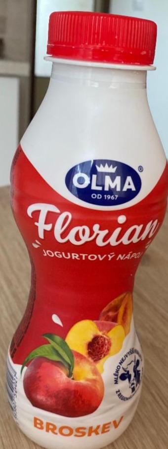 Fotografie - Florian jogurtový nápoj broskev Olma
