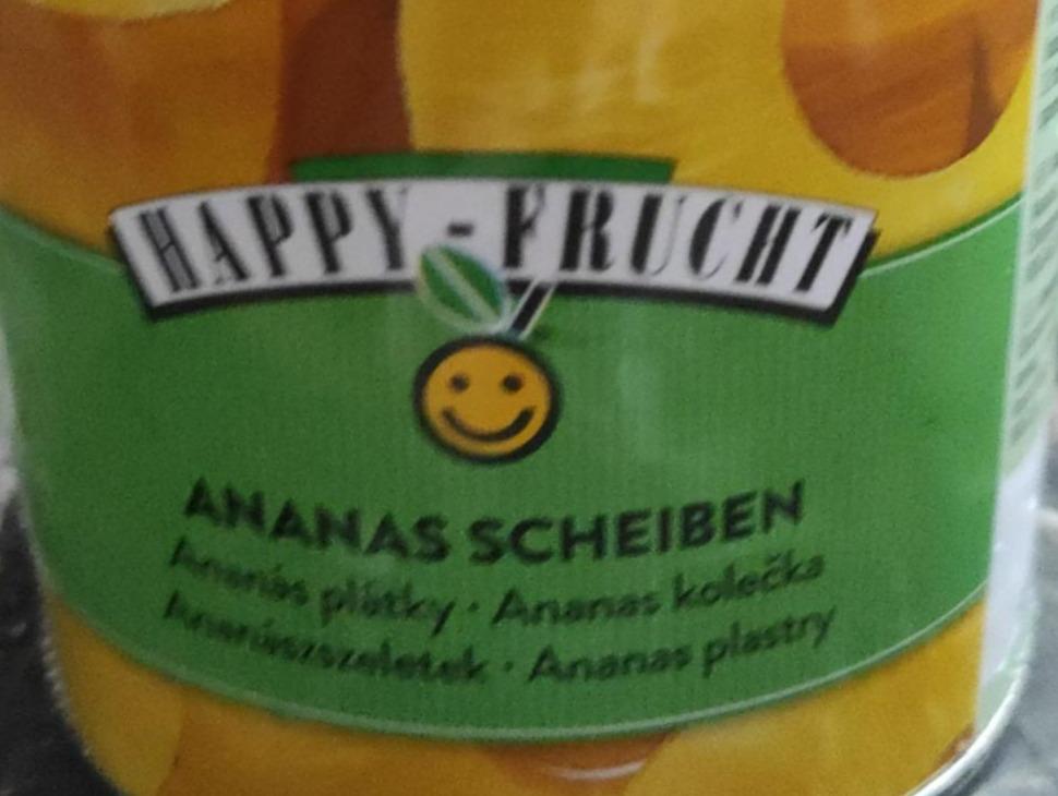 Fotografie - Ananas Scheiben Happy Frucht
