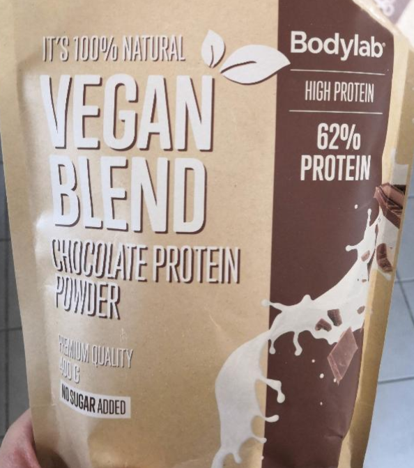 Fotografie - Vegan Blend Chocolate protein Bodylab