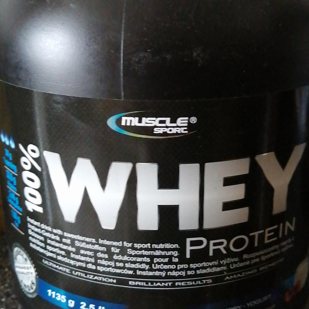 Fotografie - 100% Whey protein MuscleSport