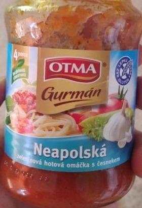 Fotografie - Gurmán Neapolská zeleninová hotová omáčka s česnekem OTMA