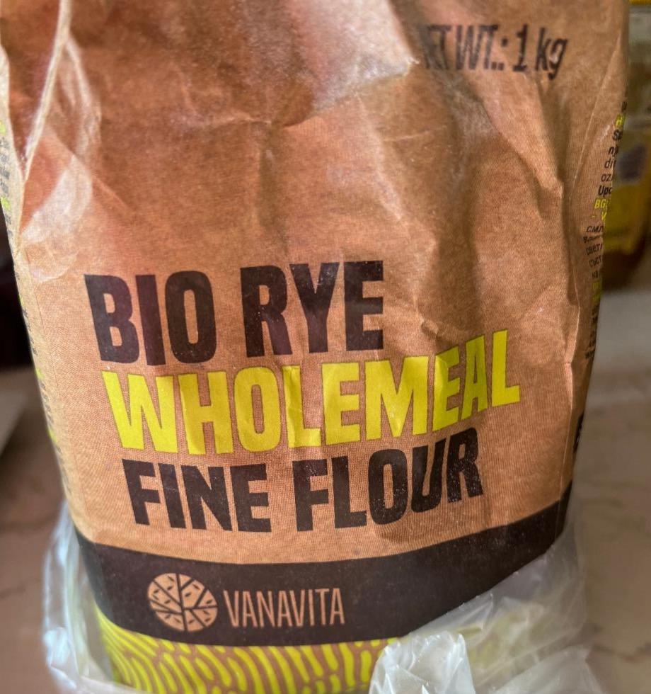 Fotografie - Bio Rye Wholemeal fine flour Vanavita