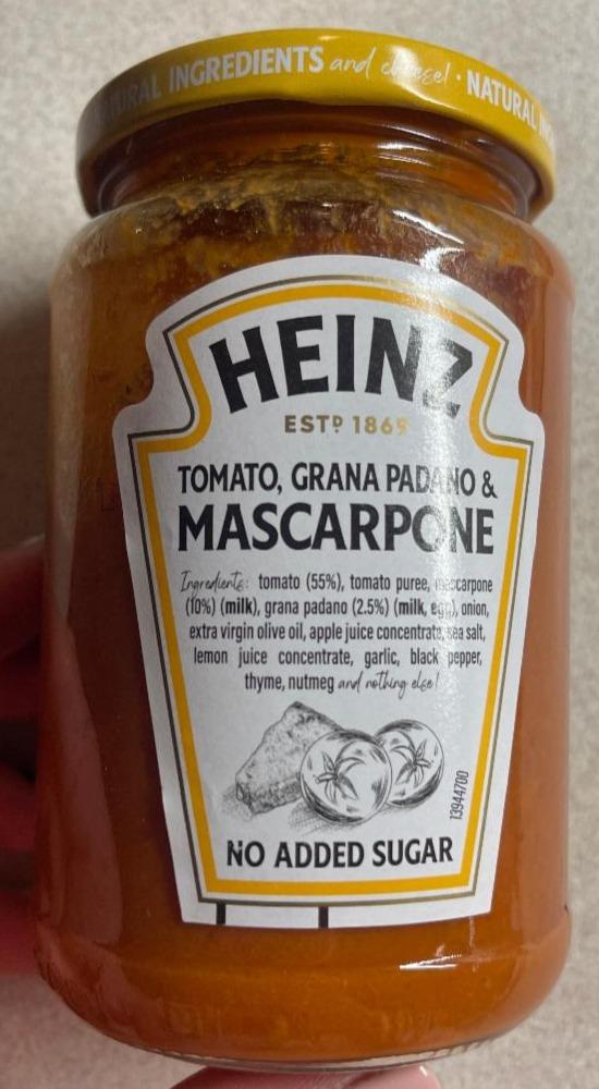 Fotografie - Tomato, Grana Padano & Mascarpone Pasta Sauce Heinz
