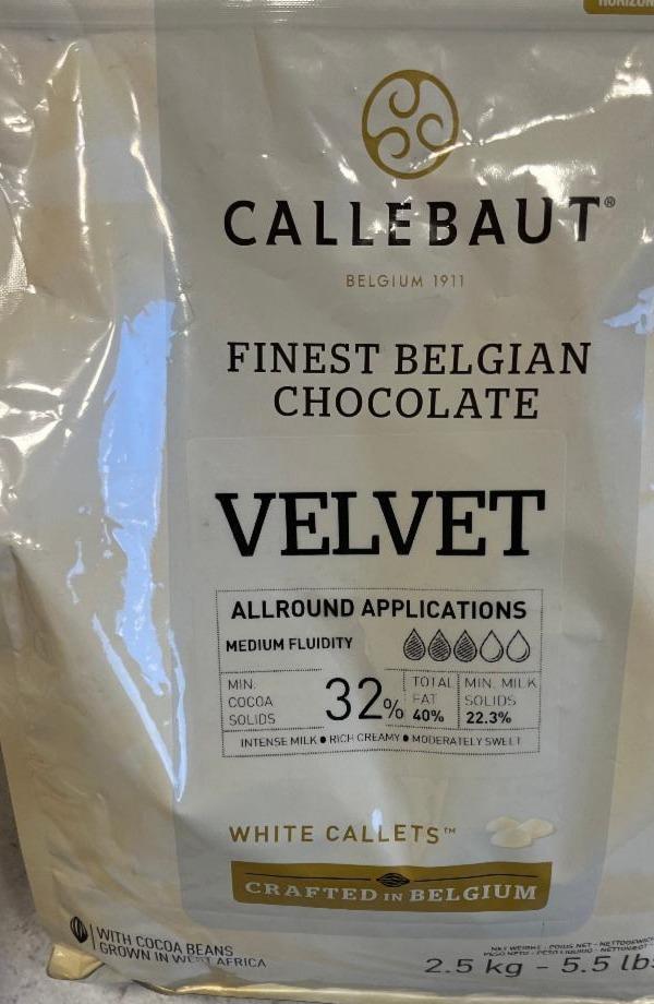 Fotografie - Callebaut Velvet 