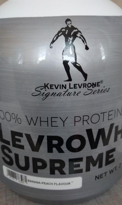 Fotografie - 100% Whey Protein LevroWhey Supreme banana-peach Kevin Levrone