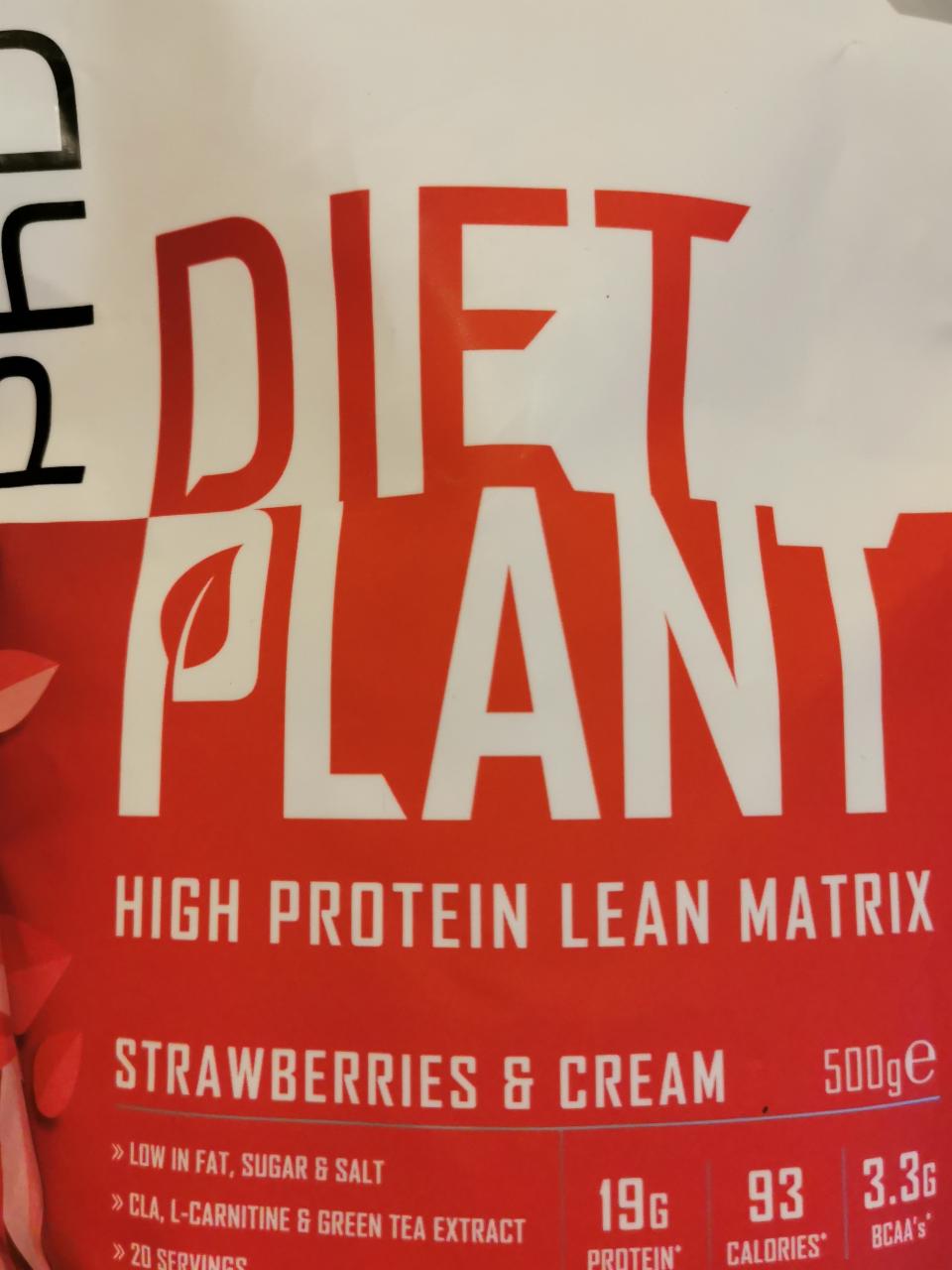 Fotografie - Diet Plant High Protein Lean Matrix Strawberries & Cream PhD