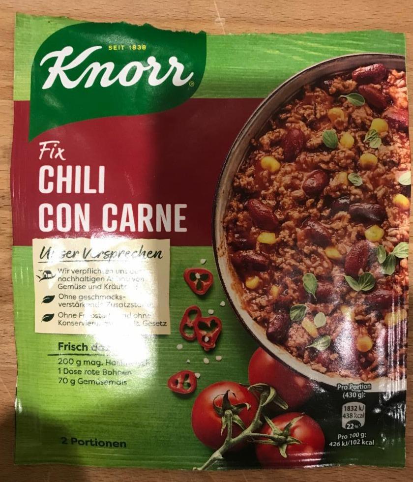 Fotografie - Fix Chili con Carne Knorr