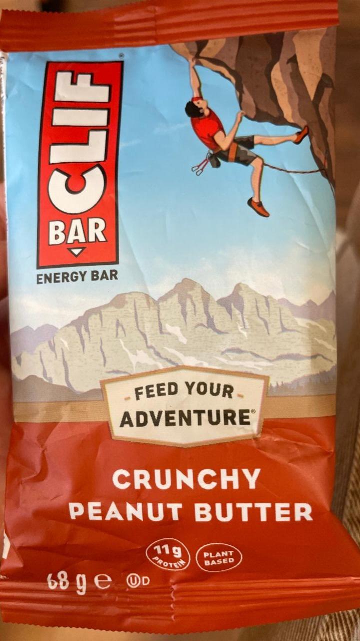 Fotografie - Crunchy peanut butter energy bar Clif bar