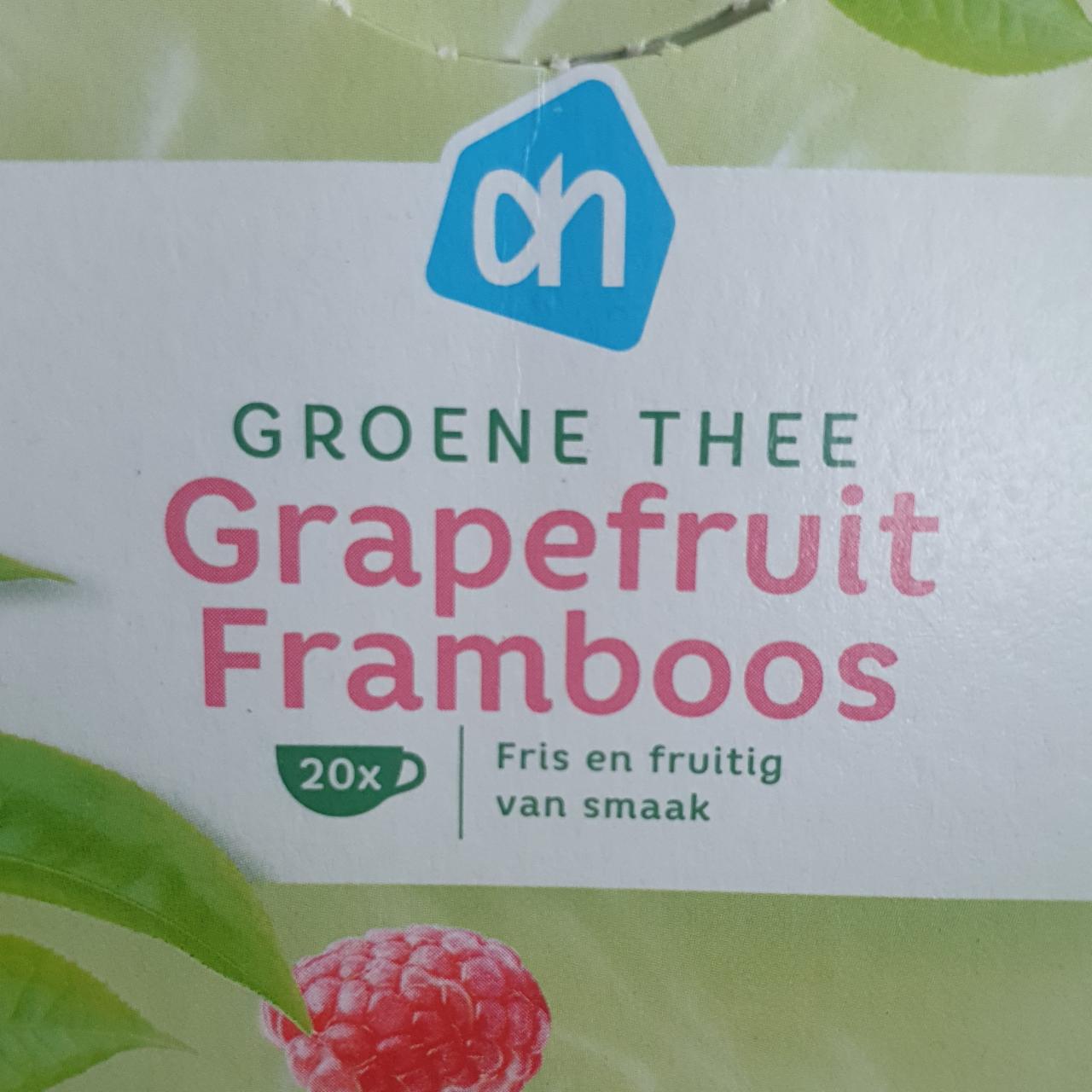 Fotografie - Groene Thee Grapefruit Framboos AH