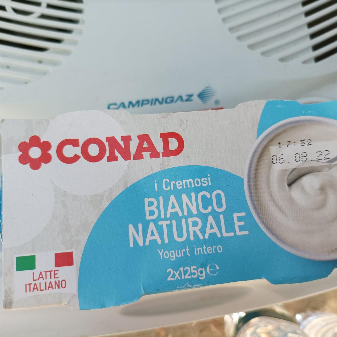 Fotografie - i cremosi yogurt intero bianco naturale CONAD