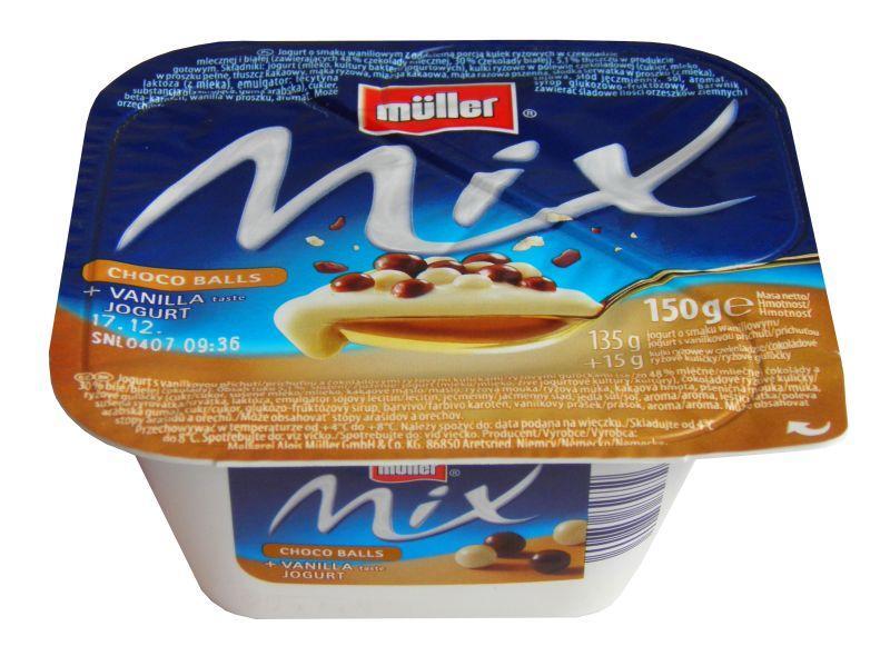 Fotografie - Müller Mix jogurt Choco Balls