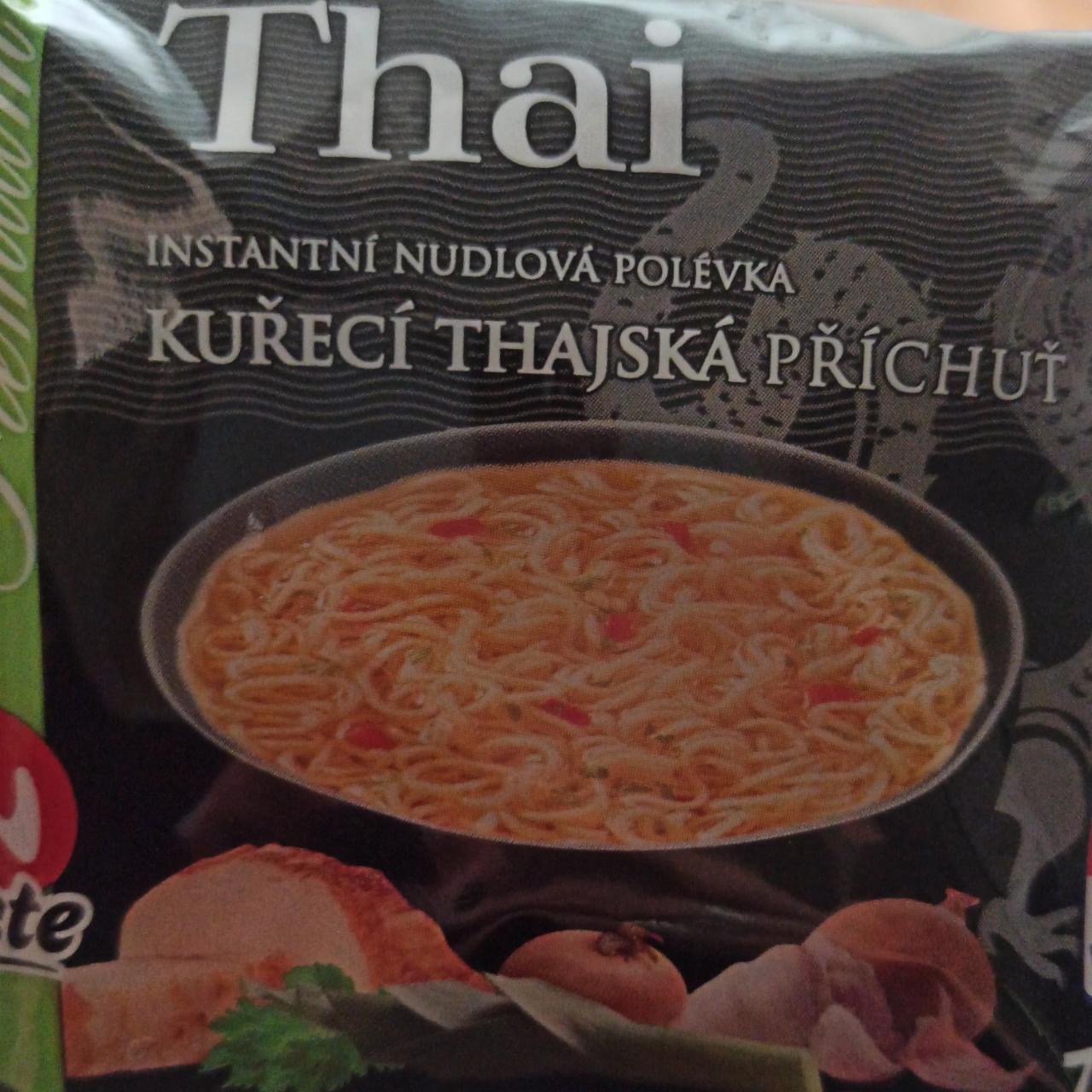 Fotografie - Instantní nudlová polévka s kuřecí thajskou příchutí InTaste