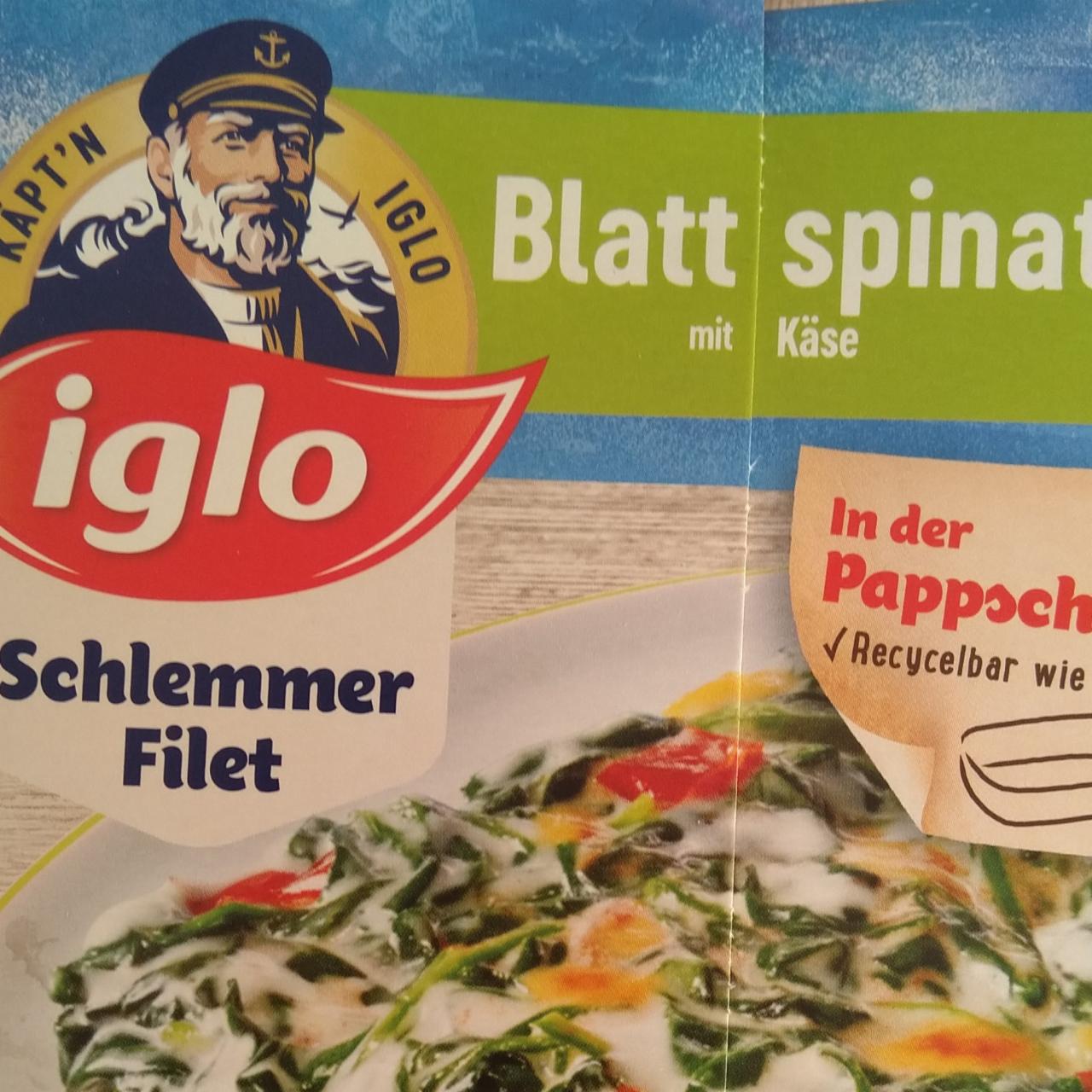 Fotografie - Schlemmer-Filet Blattspinat mit Käse Iglo