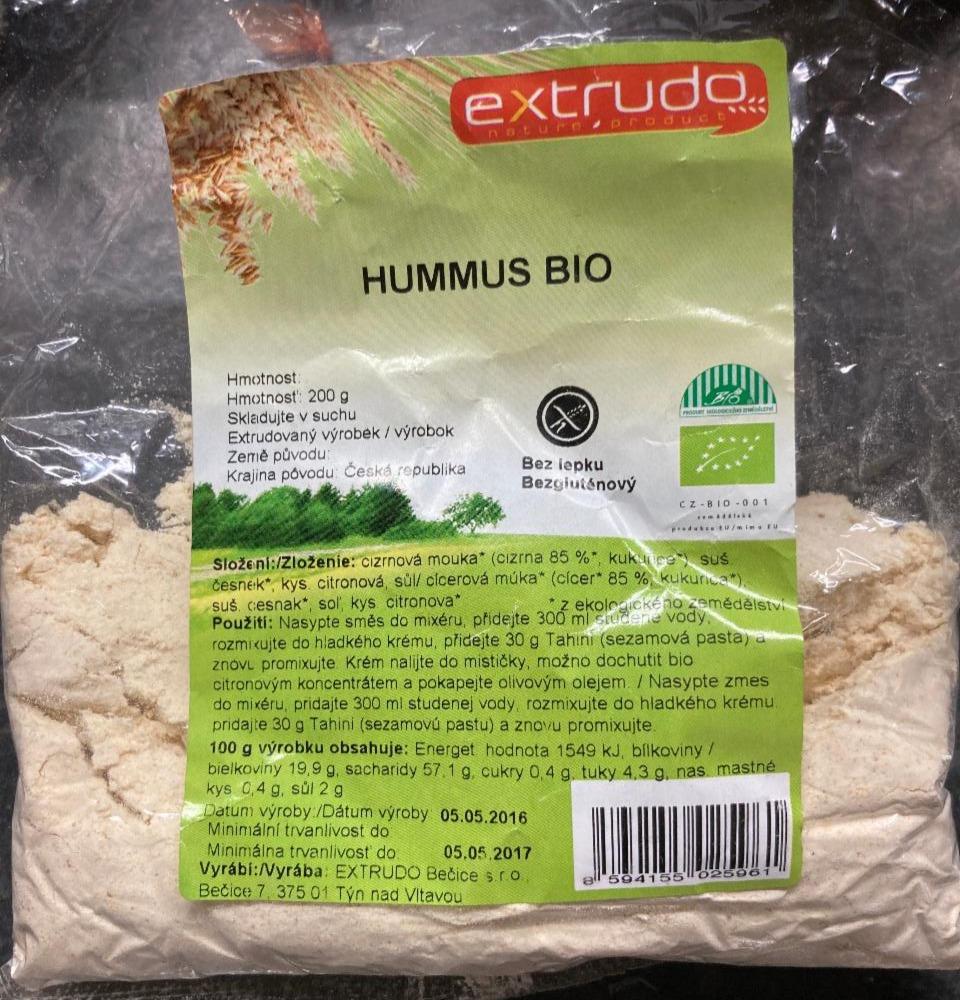 Fotografie - Bio Hummus Extrudo