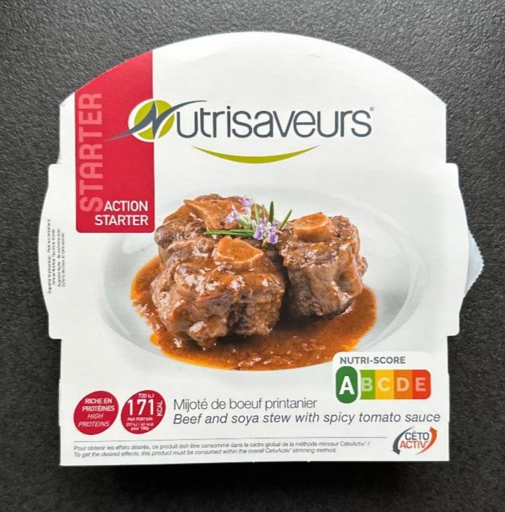 Fotografie - Beef and soya stew with spicy tomato sauce Nutrisaveurs