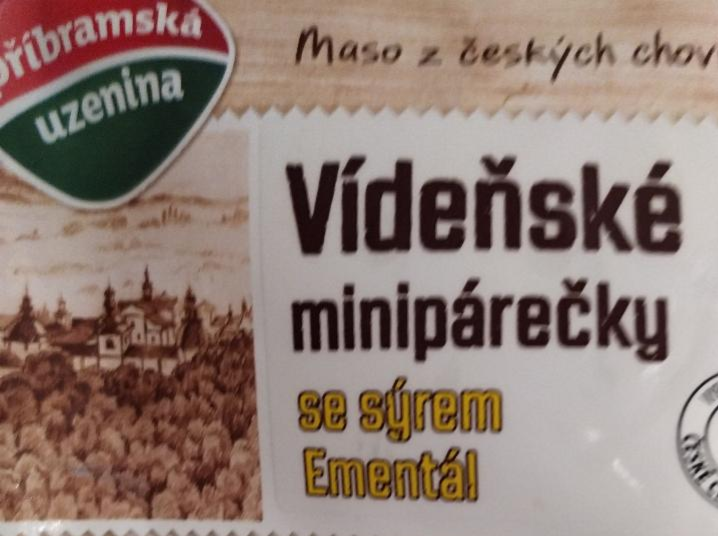 Fotografie - Vídeňské minipárečky se sýrem Ementál Příbramská uzenina