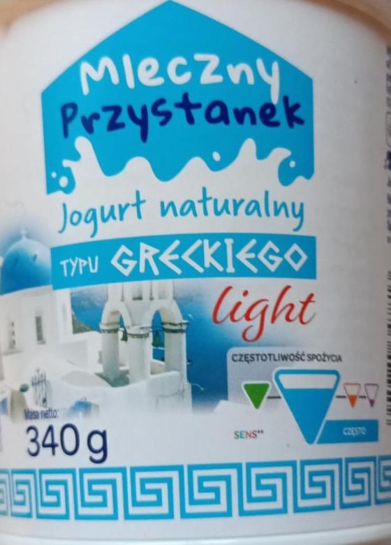 Fotografie - Jogurt naturalny typu greckiego light Mleczny Przystanek
