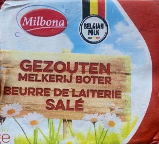 Fotografie - Gezouten melkerij boter belgian milk Milbona